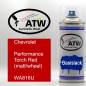 Preview: Chevrolet, Performance Torch Red (matt/wheel), WA816U: 400ml Sprühdose, von ATW Autoteile West.